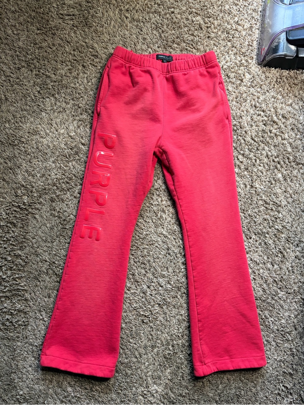 Men’s Purple Brand Red Fleece Sweatpants